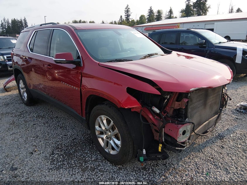 Vin: 1gnevgkw5jj196909, lot: 46371811, chevrolet traverse lt cloth 2018 img_1