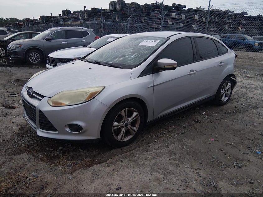 2013 Ford Focus, Left Rear, IAAI, VIN 1FADP3F27DL369441 — photo 2