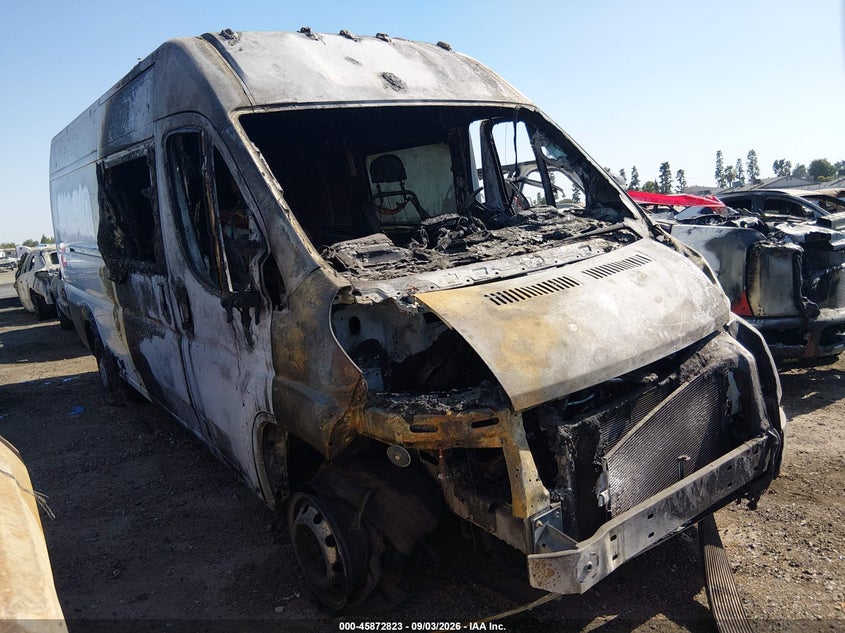 Vin: 3c6mrvjg3ne138329, lot: 46371817, ram promaster 3500 cargo van high roof 159 wb ext 2022 img_1