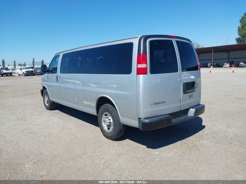 Vin: 1gazgnfg4k1275204, lot: 46371820, chevrolet express 3500 ls 20193