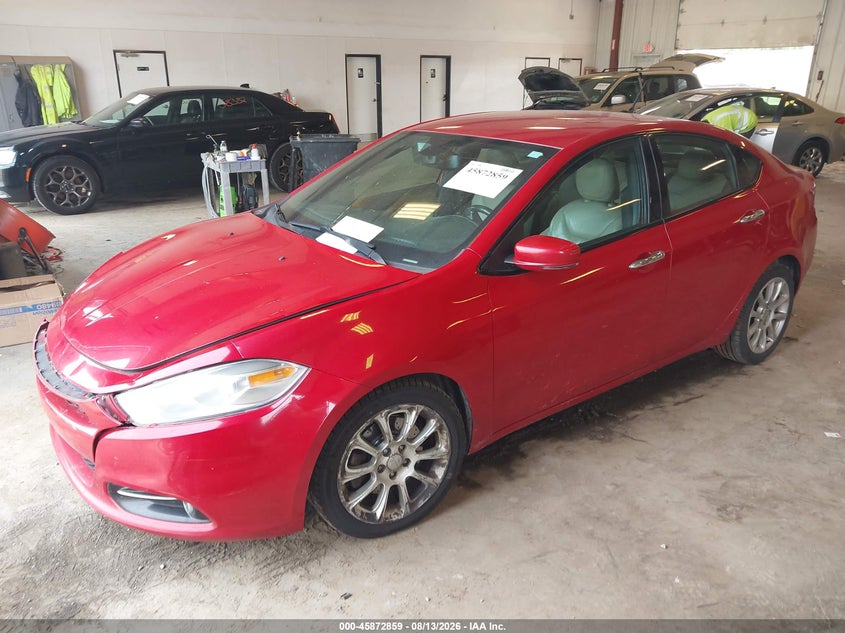 2013 Dodge Dart, Front End, IAAI, VIN 1C3CDFCA5DD328185 — photo 2
