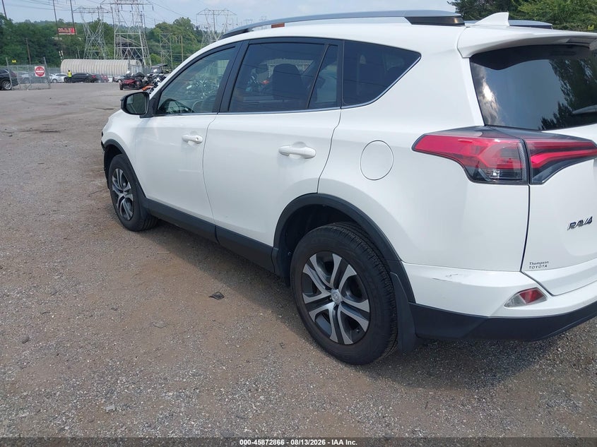 Vin: jtmbfrev8hj705599, lot: 46371862, toyota rav4 le 20173