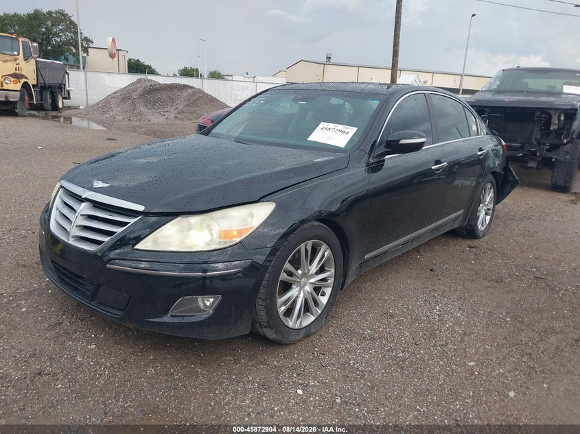 2011 Hyundai Genesis, Удар ззаду, IAAI, VIN KMHGC4DF8BU126514 — фото 2