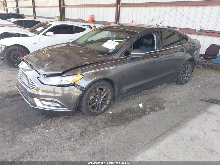 2018 Ford Fusion, Right Front, IAAI, VIN 3FA6P0HD0JR265490 — photo 2
