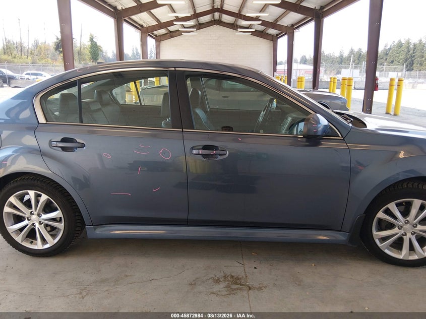 2013 SUBARU LEGACY SEDAN 2.5L H-4 DOHC, VVT, 173HP
