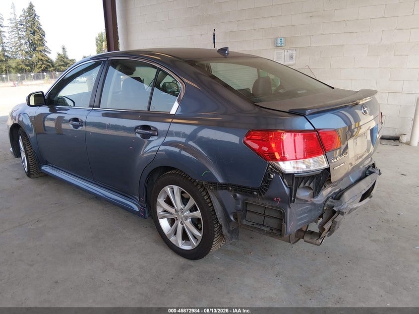 2013 SUBARU LEGACY SEDAN 2.5L H-4 DOHC, VVT, 173HP