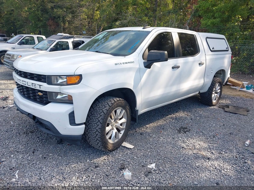 2019 Chevrolet Silverado, Удар ззаду, IAAI, VIN 1GCPWBEH2KZ419120 — фото 2