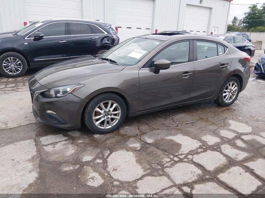 Vin: jm1bm1w74e1127925, lot: 46372000, mazda mazda3 i grand touring 20142