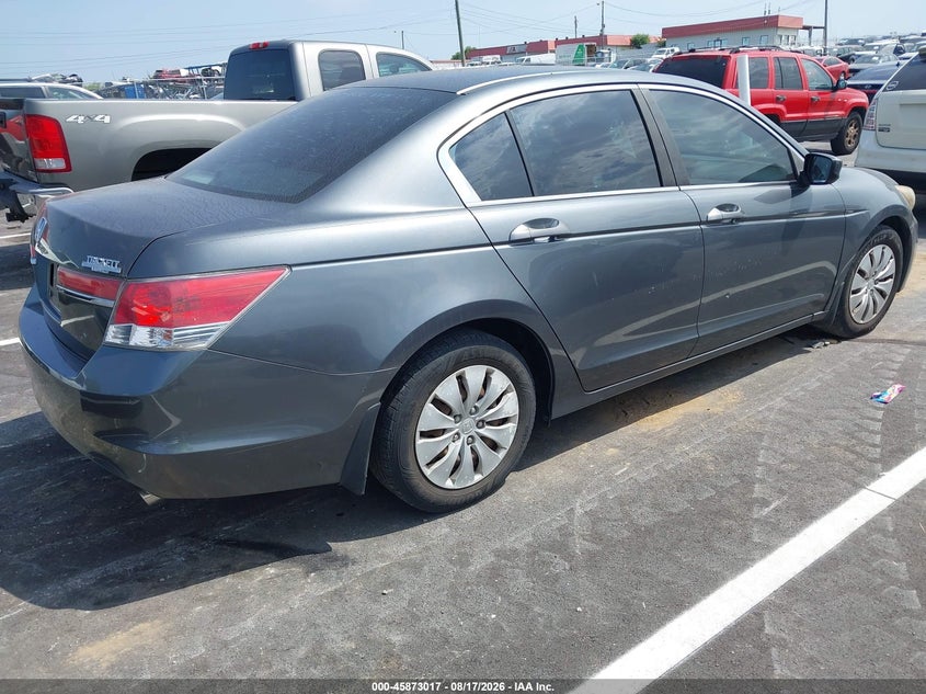 2012 HONDA ACCORD SEDAN 2.4L I-4 DOHC, VVT, 177HP