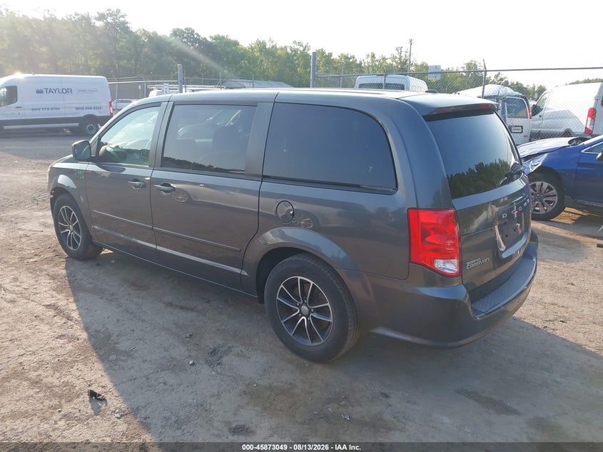 Vin: 2c4rdgbg5gr359794, lot: 46372045, dodge grand caravan se plus 20163