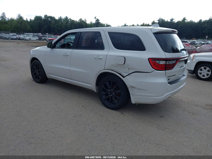 Vin: 1c4rdjag3jc490303, lot: 46372051, dodge durango sxt awd 20183