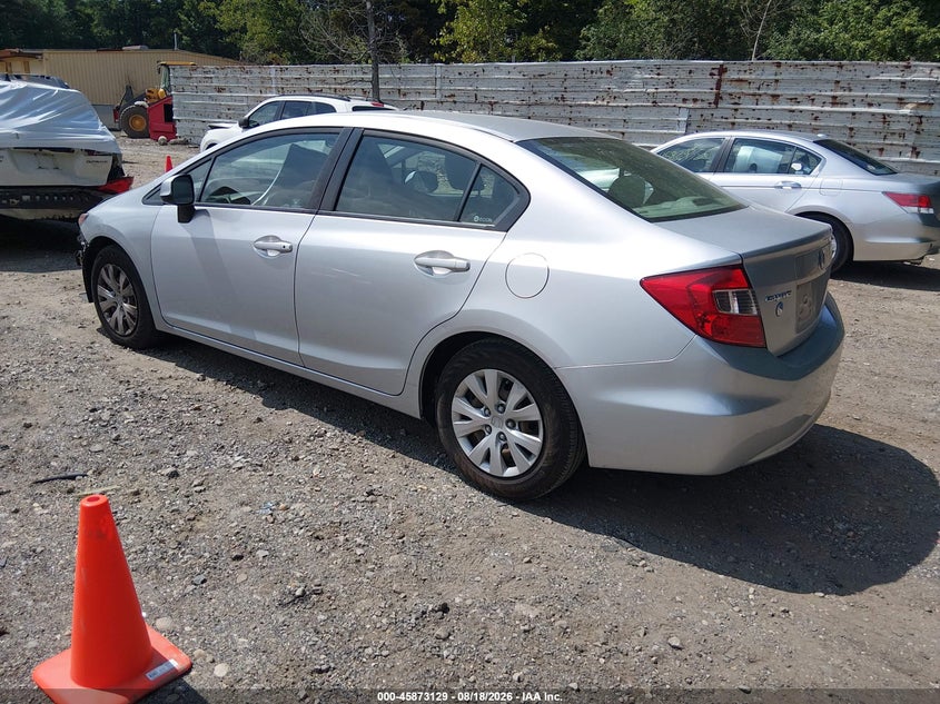 2012 HONDA CIVIC SEDAN 1.8L I-4 VVT, 140HP