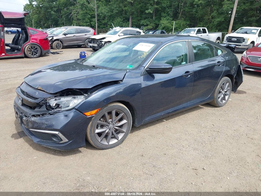 Vin: 19xfc1f38le005144, lot: 46372144, honda civic ex 20202
