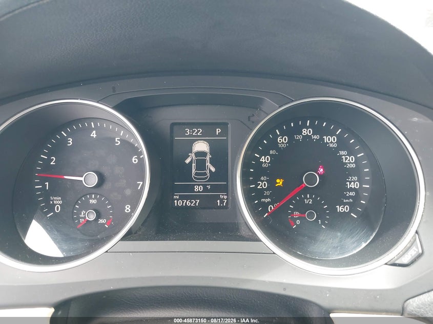 2017 VOLKSWAGEN JETTA SEDAN 1.4L I-4 DI, DOHC, VVT, TURBO, 150HP