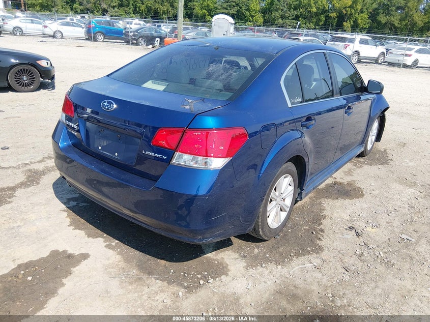 2011 SUBARU LEGACY SEDAN 2.5L H-4 VVT, 170HP