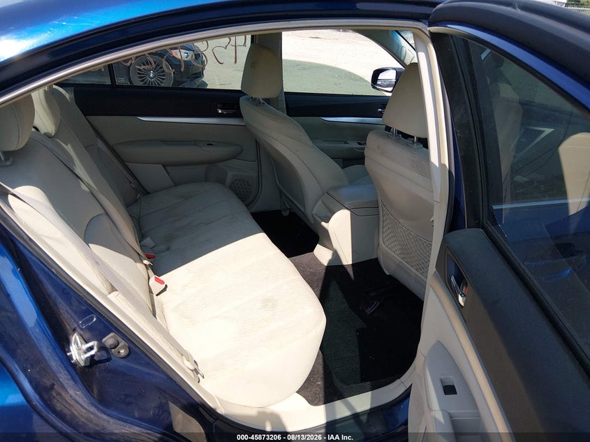 2011 SUBARU LEGACY SEDAN 2.5L H-4 VVT, 170HP