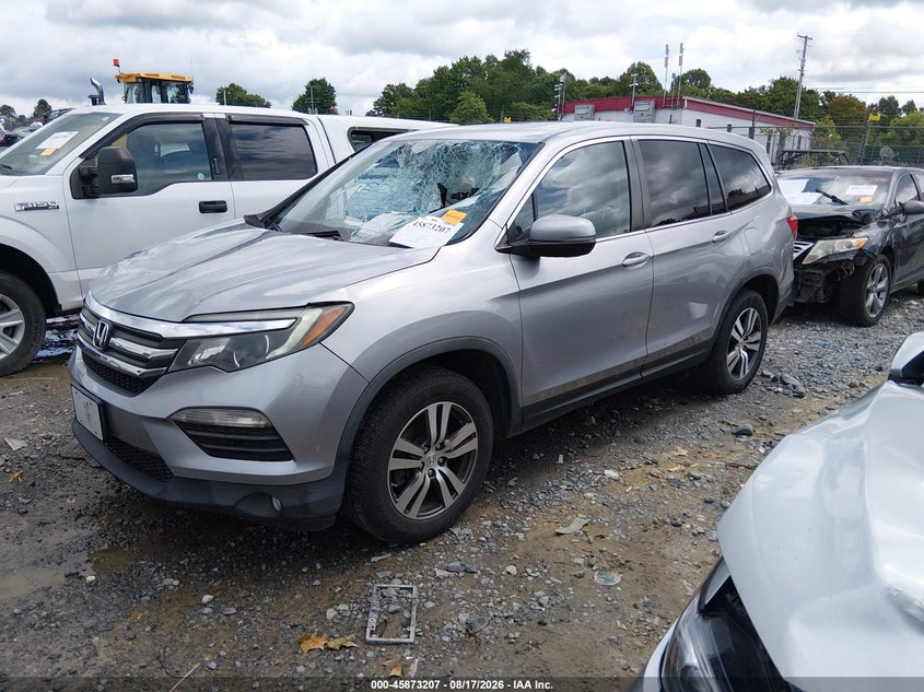 Vin: 5fnyf6h57gb115095, lot: 46372203, honda pilot ex-l 20162