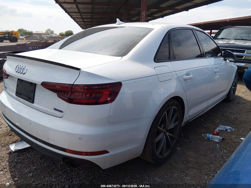 AUDI A4 2018 VIN WAUENAF47JA045291
