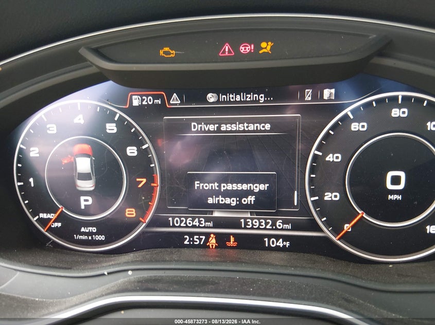 AUDI A4 2018 VIN WAUENAF47JA045291