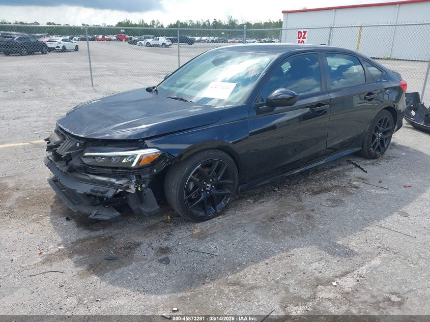 2023 Honda Civic, Front End, IAAI, VIN 2HGFE2F59PH535698 — photo 2