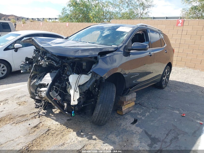 2022 Chevrolet Equinox Fwd Premier, Front End, IAAI, VIN 3GNAXNEVXNS245414 — photo 2