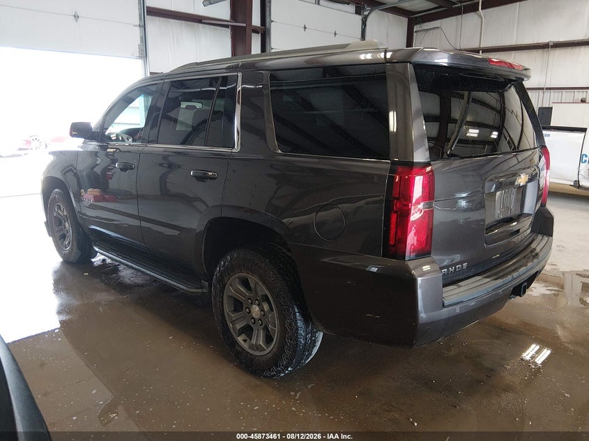 Vin: 1gnskaec4jr325220, lot: 46372457, chevrolet tahoe ls 20183