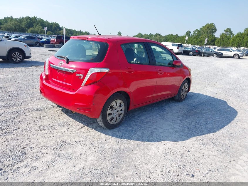 2013 TOYOTA YARIS auction photo 4