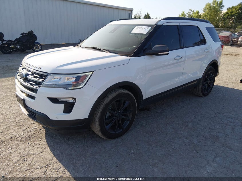 2018 Ford Explorer, Rear, IAAI, VIN 1FM5K8DH3JGA25106 — photo 2