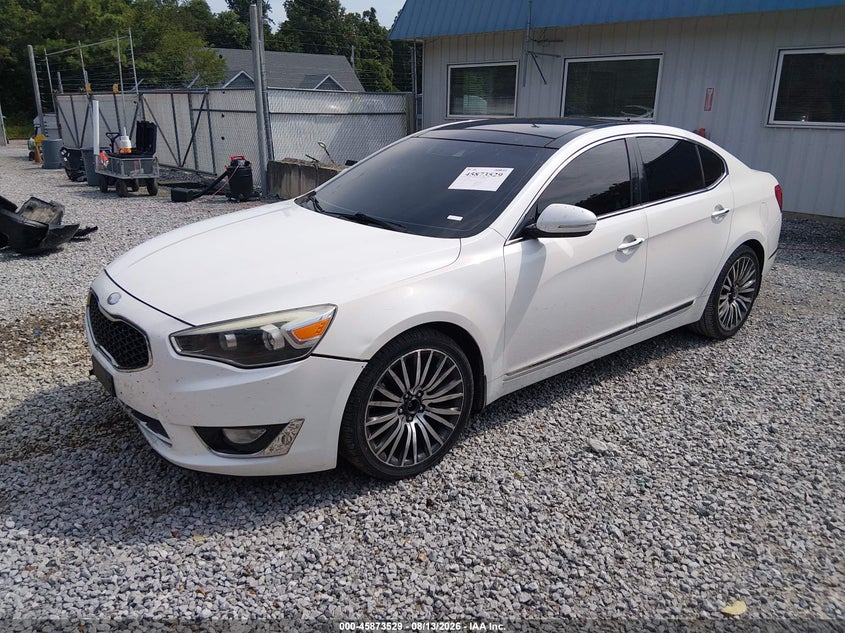 Vin: knaln4d76e5129333, lot: 46372525, kia cadenza premium 20142