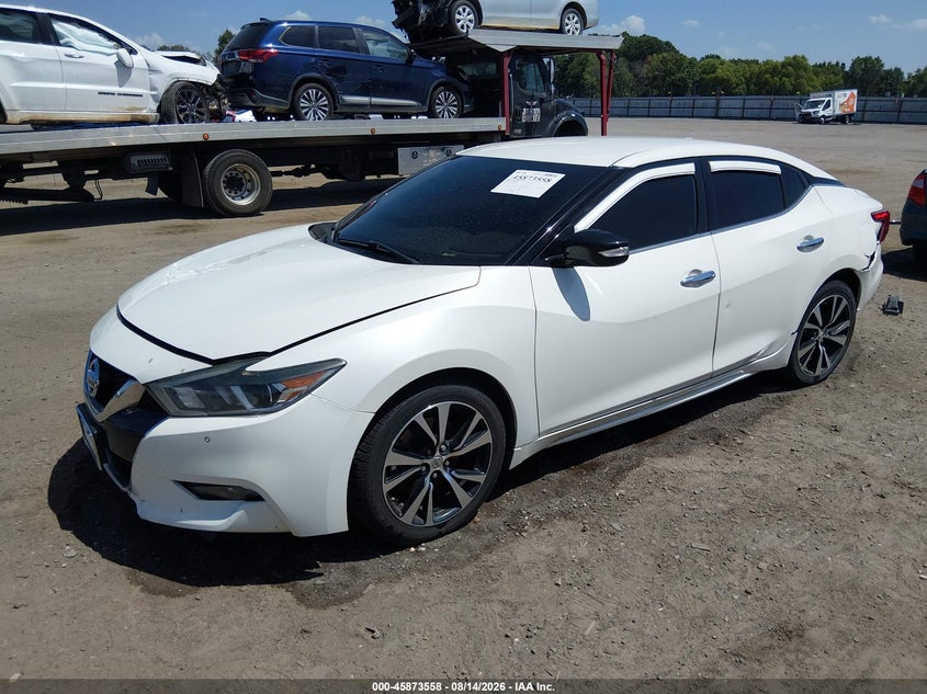 2018 Nissan Maxima, Левый бок, IAAI, VIN 1N4AA6AP4JC403579 — фото 2