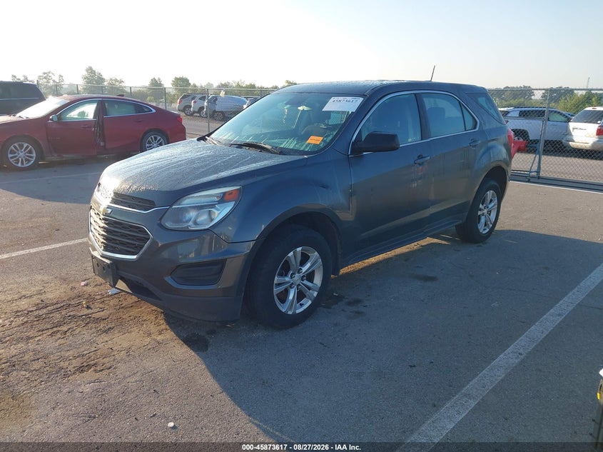 2017 Chevrolet Equinox, Затоплення, IAAI, VIN 2GNALBEK3H1546557 — фото 2