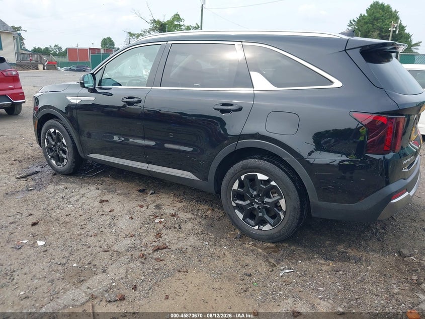 Vin: 5xyrl4jc2sg384780, lot: 46372666, kia sorento s 20253