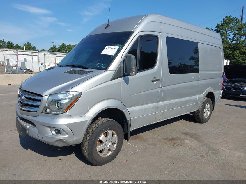 2017 Mercedes-Benz Sprinter, Удар спереду, IAAI, VIN WD4FE7CD5HP574623 — фото 2