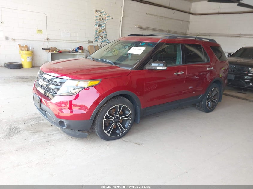 2014 Ford Explorer, Normal Wear & Tear, IAAI, VIN 1FM5K8GT9EGC01050 — photo 2