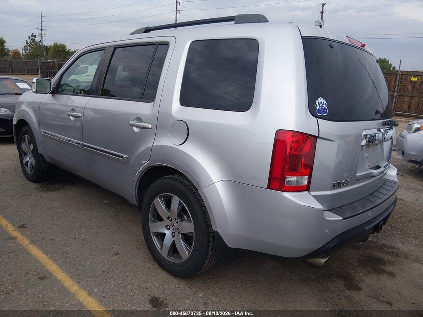 Vin: 5fnyf4h99fb011066, lot: 46372731, honda pilot touring 20153