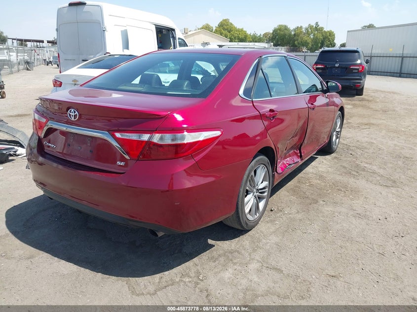 Vin: 4t1bf1fk9gu548244, lot: 46372775, toyota camry se 20164