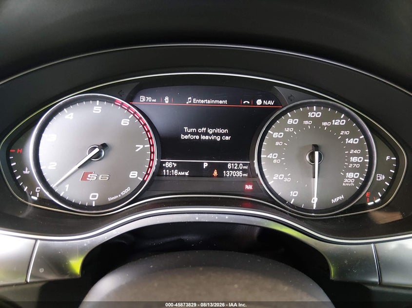 2013 AUDI S6 auction photo 7