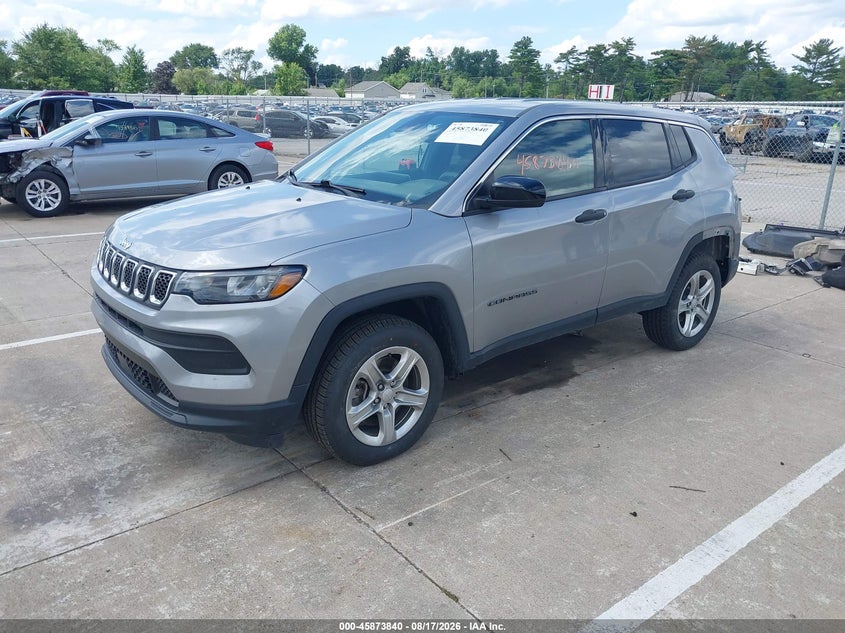 2023 Jeep Compass, Удар сзади, IAAI, VIN 3C4NJDAN0PT514223 — фото 2