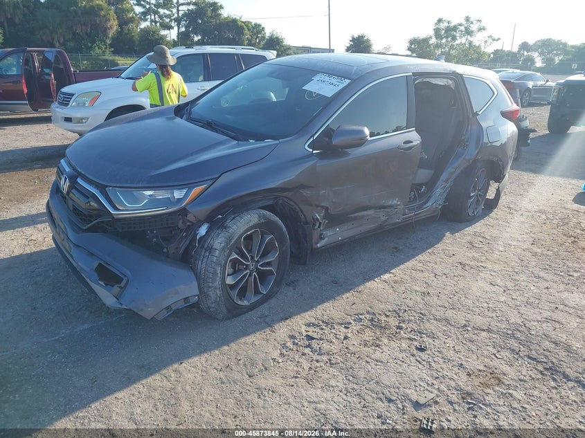 Vin: 5j6rw1h58ma001712, lot: 46372841, honda cr-v 2wd ex 20212