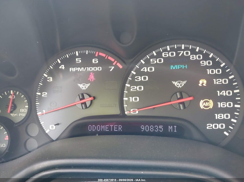 CHEVROLET CORVETTE 2004 VIN 1G1YY22G145121719
