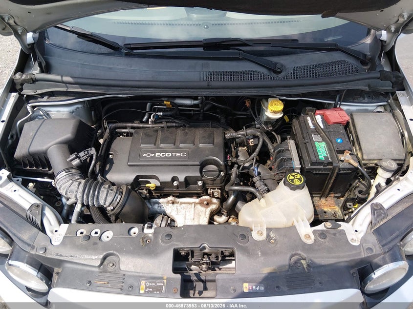 2014 CHEVROLET SONIC HATCHBACK 1.4L I-4 DOHC, VVT, TURBO, 138HP