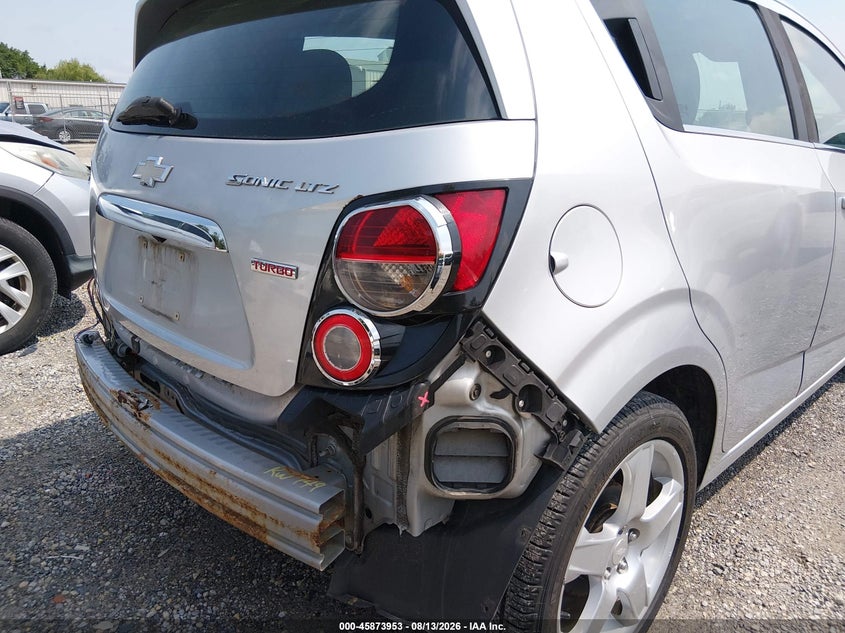 2014 CHEVROLET SONIC HATCHBACK 1.4L I-4 DOHC, VVT, TURBO, 138HP