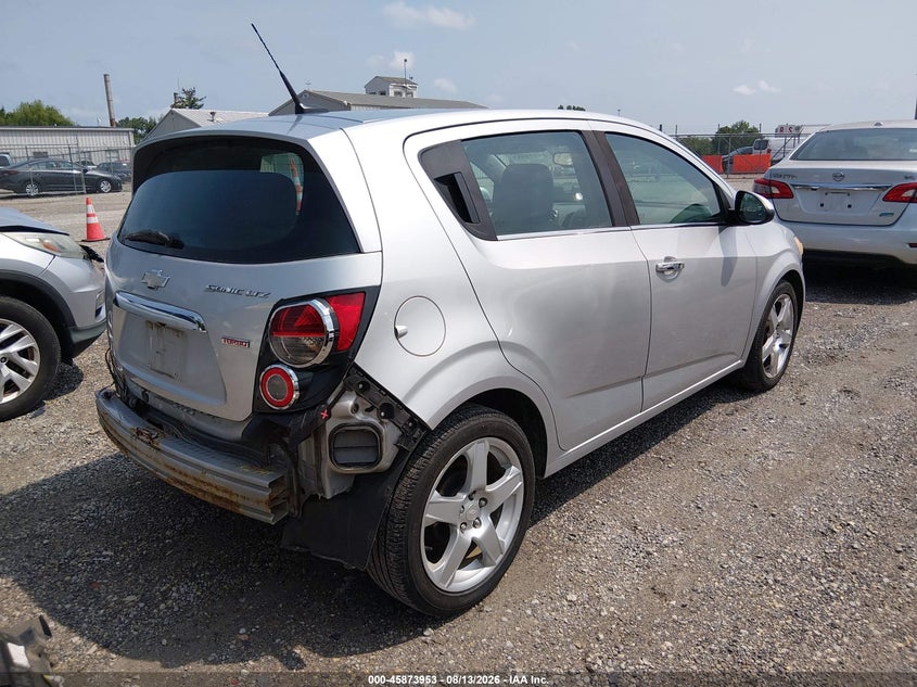 2014 CHEVROLET SONIC HATCHBACK 1.4L I-4 DOHC, VVT, TURBO, 138HP