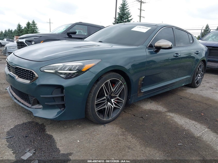 2022 Kia Stinger, Ходовая, IAAI, VIN KNAE45LC2N6099483 — фото 2