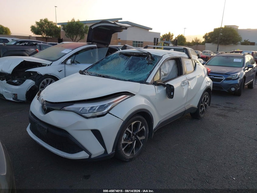 Vin: jtnkhmbx8m1111183, lot: 46373011, toyota c-hr xle 20212