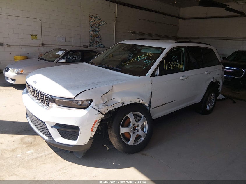 Vin: 1c4rjhag9pc640943, lot: 46373012, jeep grand cherokee laredo 4x4 20232