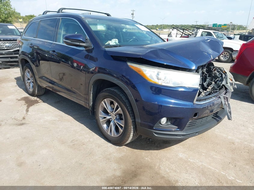 2015 TOYOTA HIGHLANDER auction photo 1