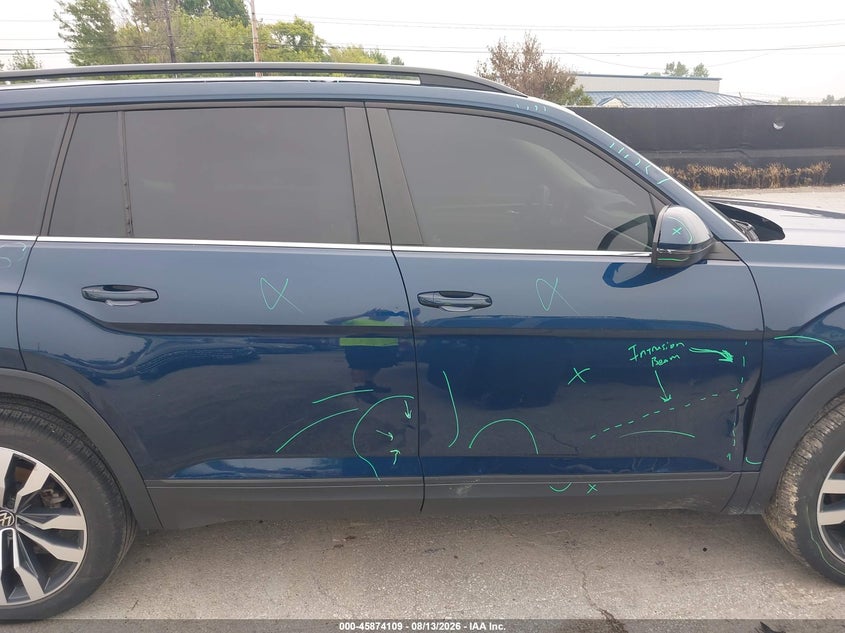 VOLKSWAGEN ATLAS 2022 VIN 1V2KR2CA1NC559379