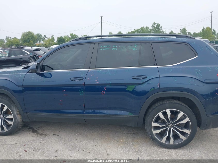 VOLKSWAGEN ATLAS 2022 VIN 1V2KR2CA1NC559379