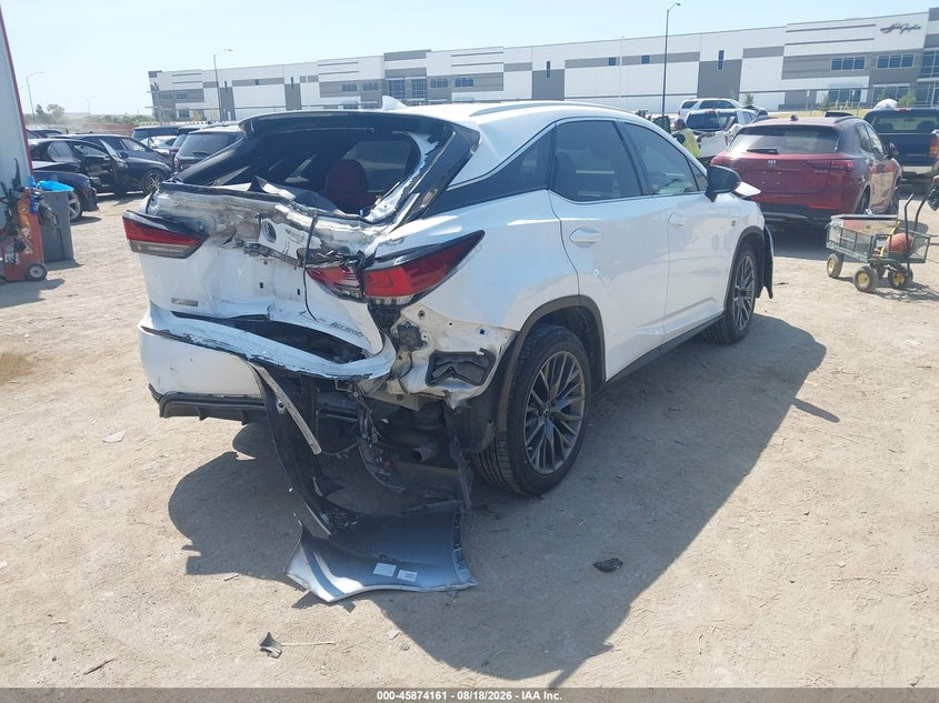 Vin: 2t2yzmda4nc318778, lot: 46373157, lexus rx 350 f sport handling 20224